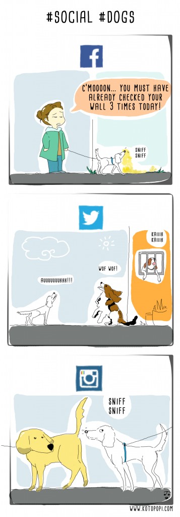 social network for dogs webcomics