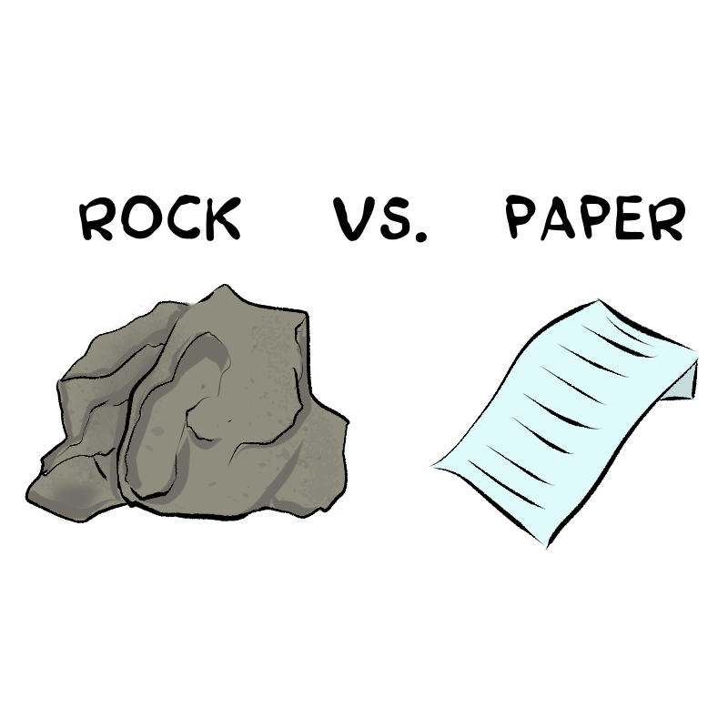 rock paper scissor mobile comics