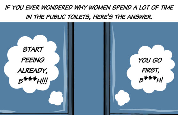 Women and toilets: the truth