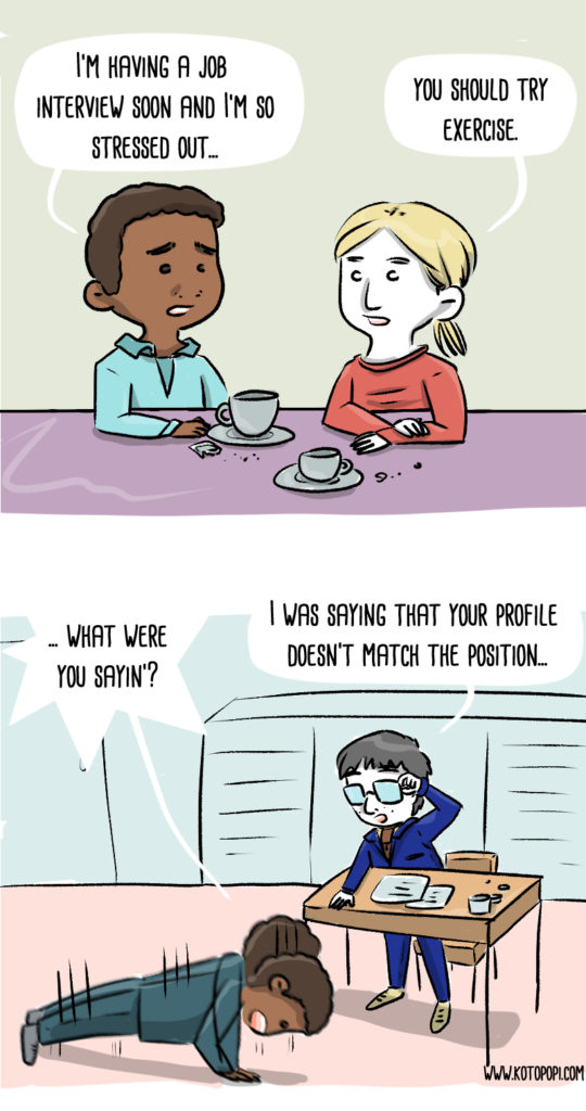 comics about job interview