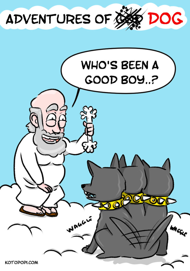 kotopopi fanart for advebtures of god webtoon