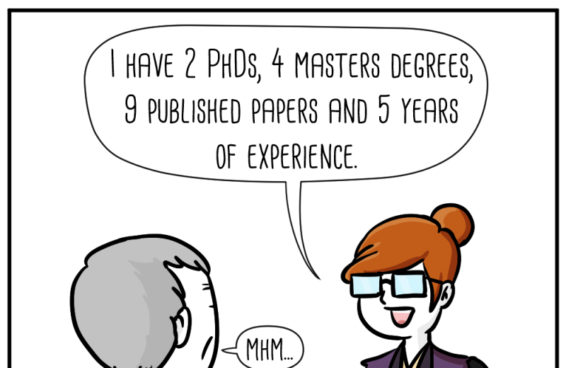Guest comic: job interview. – KOTOPOPI