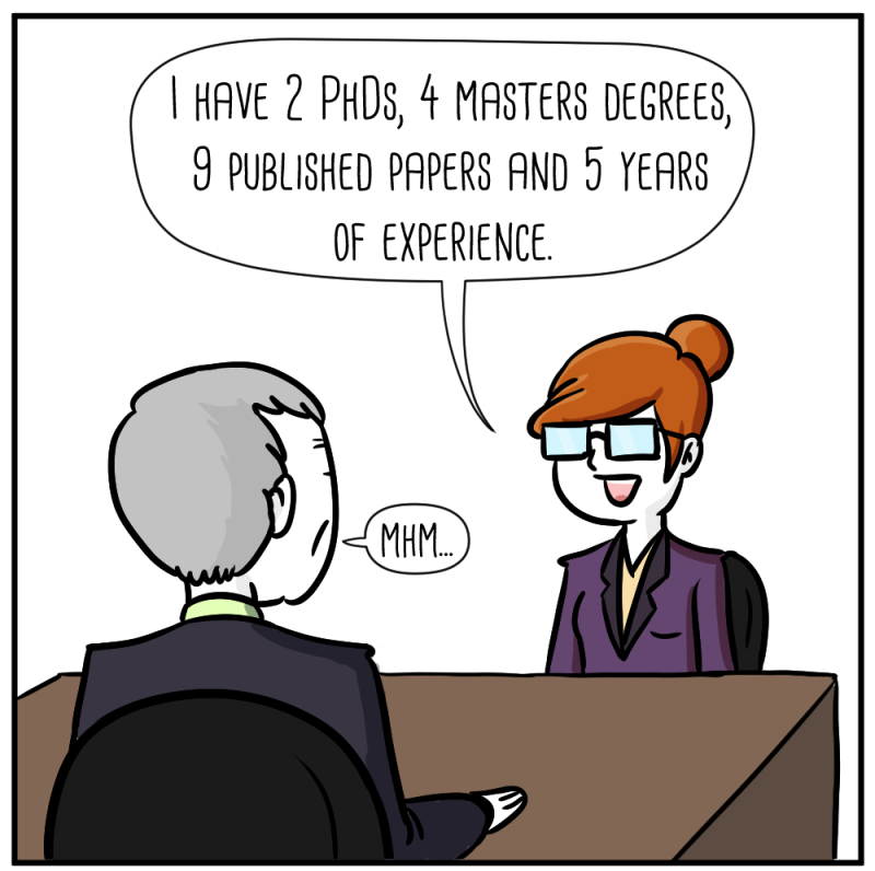 funny webcomics about job interiviews