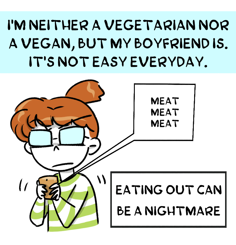 comics about food vegetarian vegan