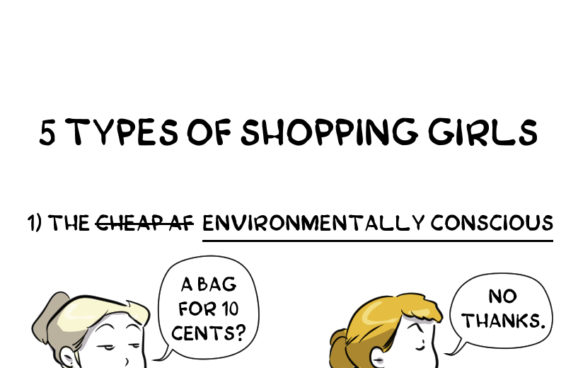 5 types of shopping girls